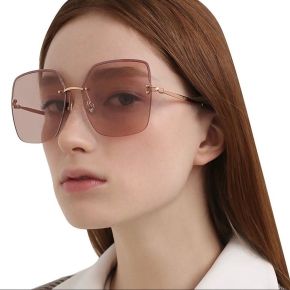 NEW JIMMY CHOO TAVI/S FWMU1 WOMEN’S SUNGLASSES JIMMY CHOO TAVI/S PINK - Picture 2 of 14